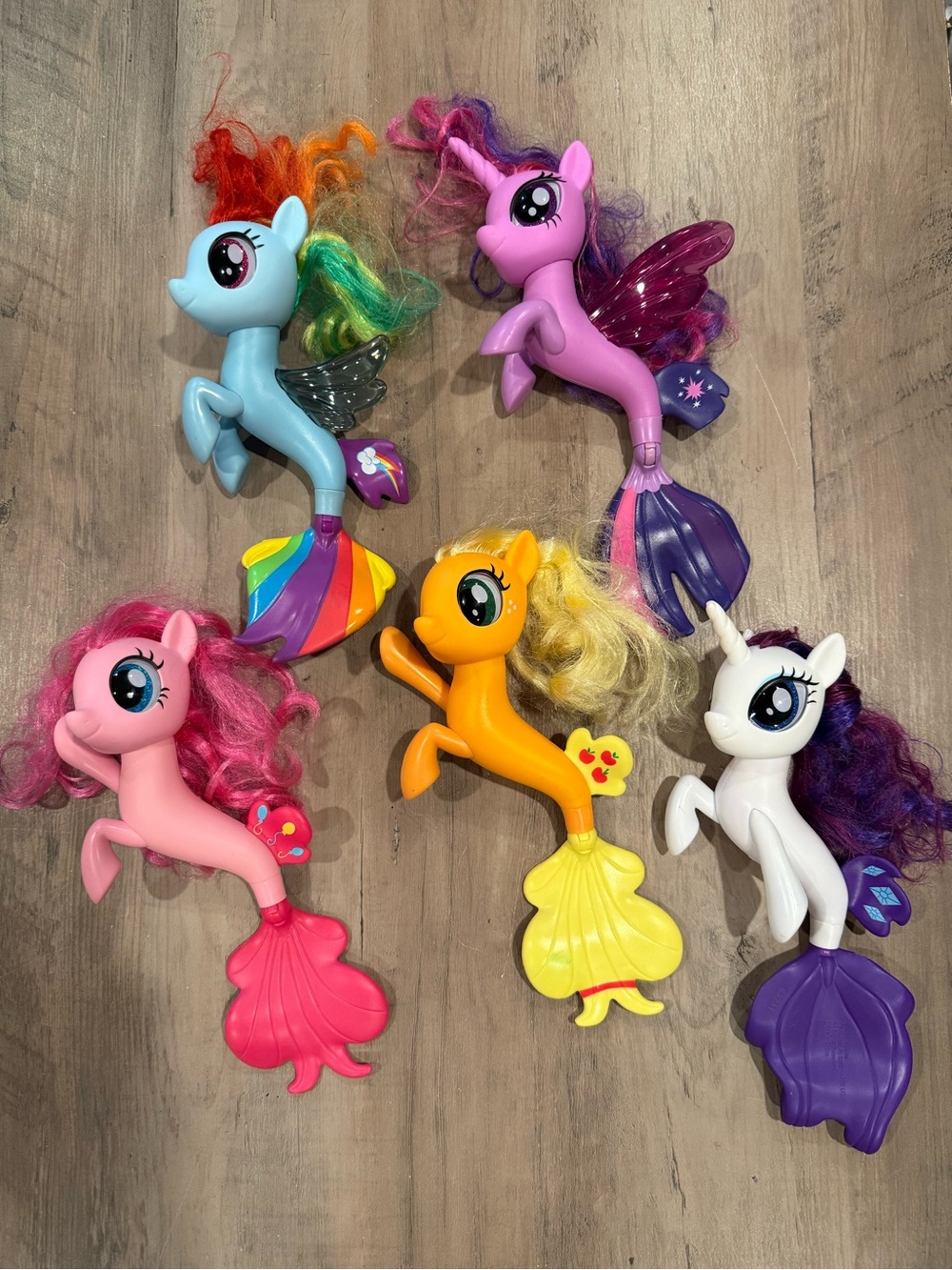 My Little Pony Mermaid Friends - Pink, Blue, Purple, Orange, White
